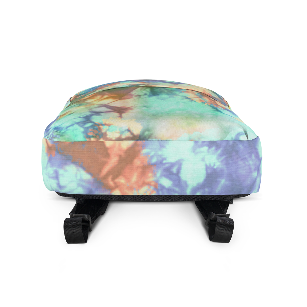 DRIP OR DYE | Cosmic Crush Ice Krackle Crystal Color Cloud Teal Autumn Tie Dye Lite Backpack