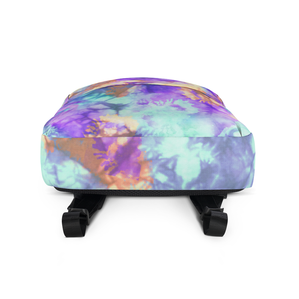 DRIP OR DYE | Cosmic Crush Ice Krackle Crystal Color Cloud Tie Dye Teal Purple Lite Backpack