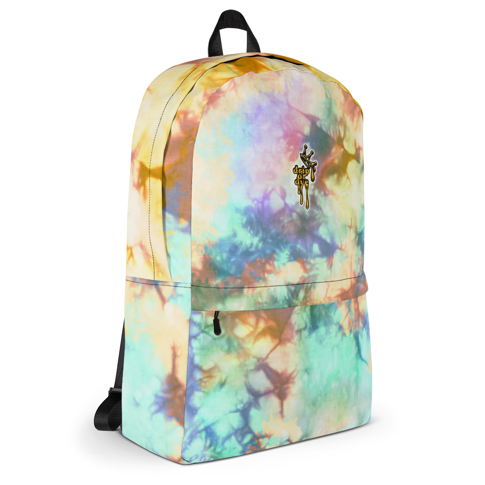 DRIP OR DYE | Cosmic Crush Ice Krackle Crystal Color Cloud Teal Autumn Tie Dye Lite Backpack