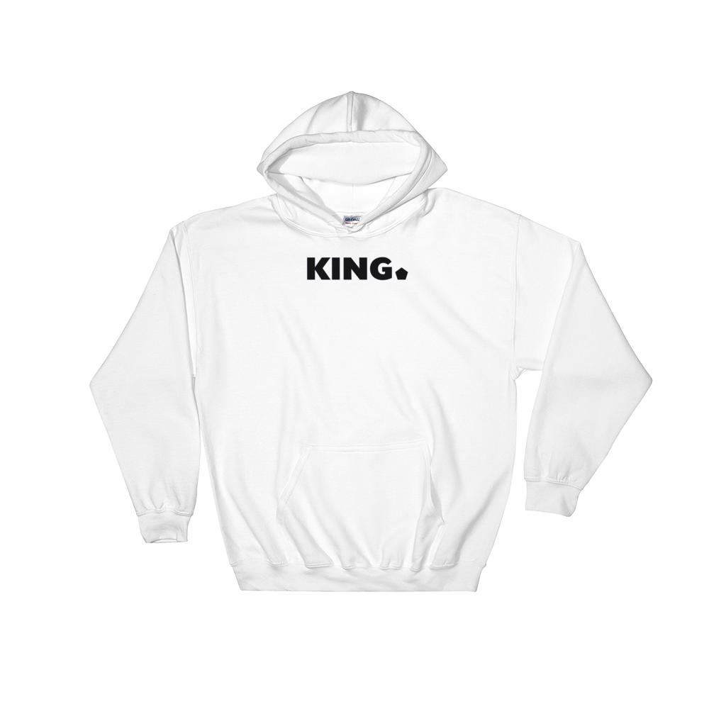 .R.O.Y.A.L. KING HOODIE STATEMENT WH