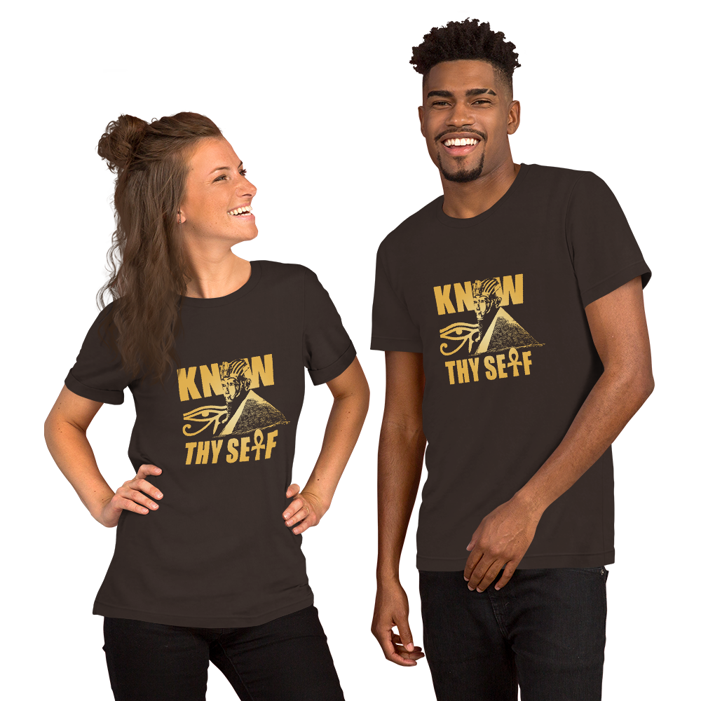ROYAL. | Urban Resort | KNOW THYSELF UNISEX TEES brown / forest green(2 VARIETIES)
