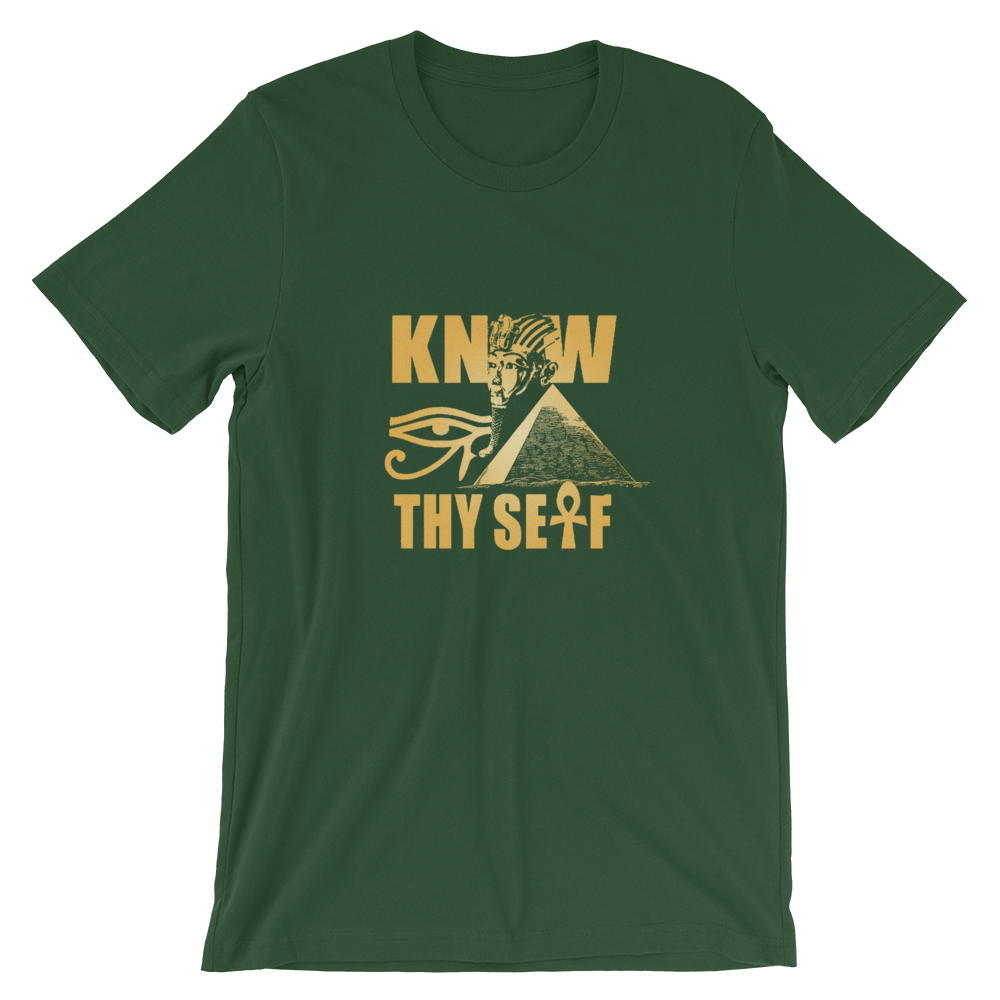ROYAL. | Urban Resort | KNOW THYSELF UNISEX TEES brown / forest green(2 VARIETIES)