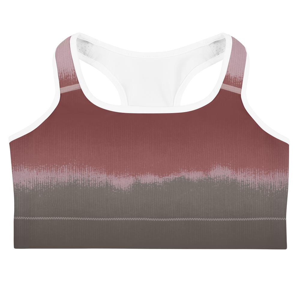 CRXWN | Drip or Dye Max 90 dqm bacon Acid Wash Ice Dye Sports Bra