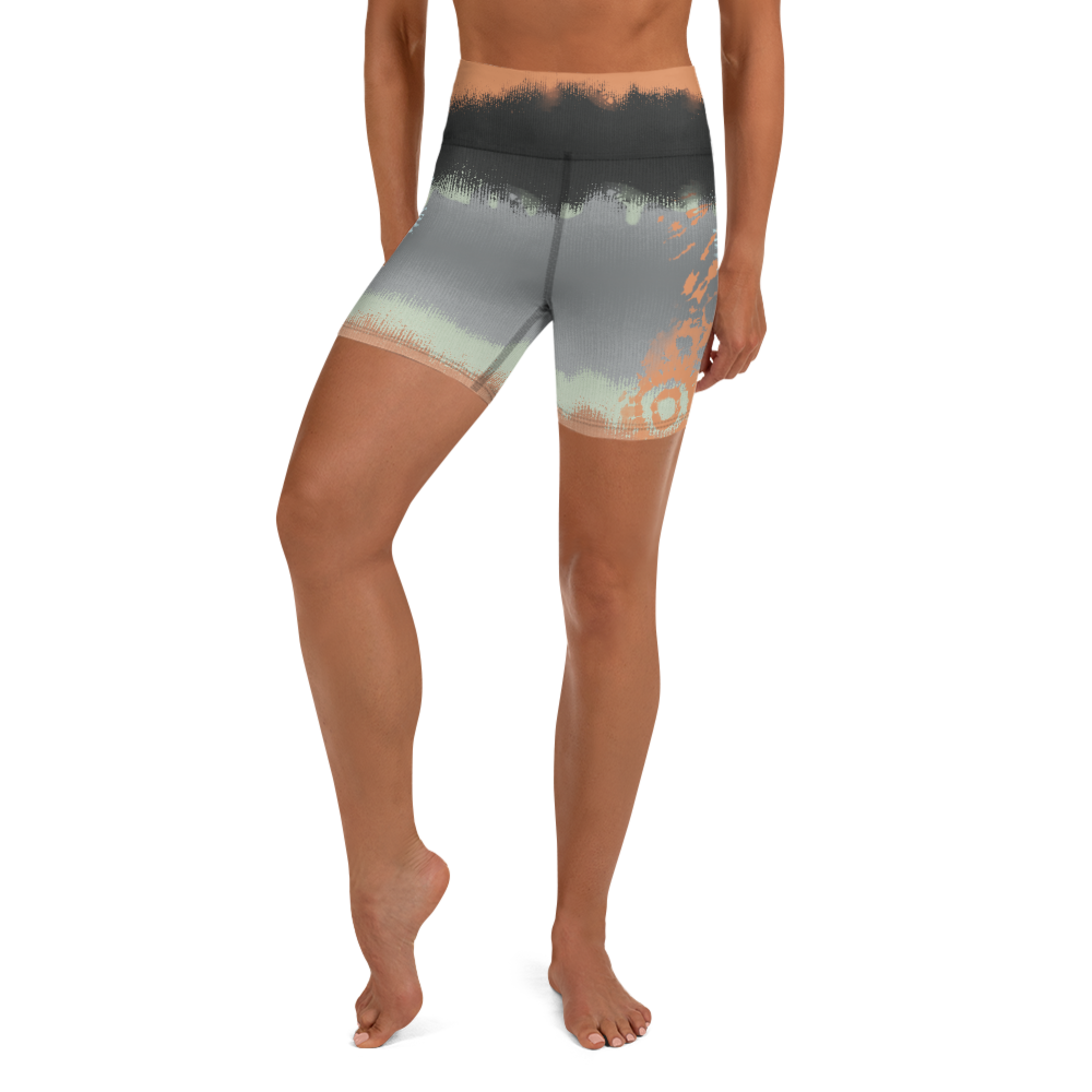 CRXWN | Drip Or Dye SB High Spectrum Easter Ombre Tye Dye Yoga Shorts Venice Beach VIbez