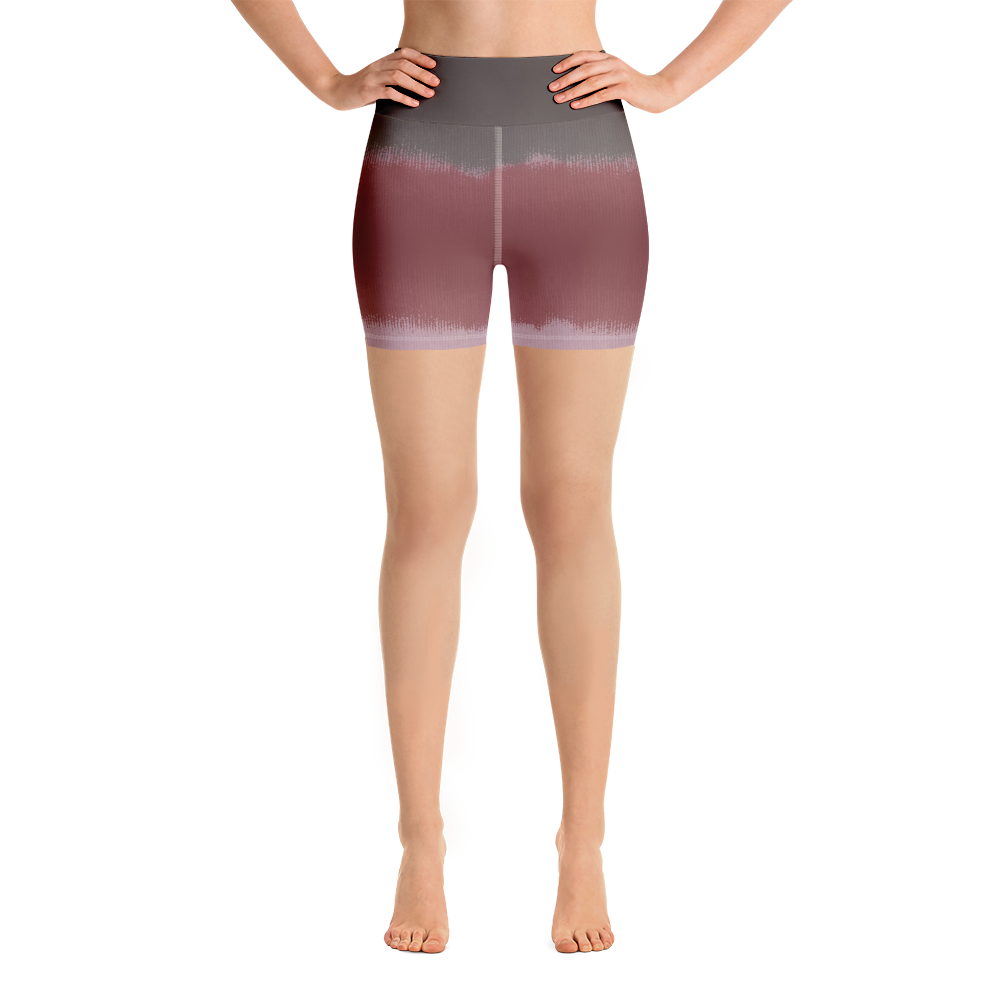 CRXWN | Drip or Dye Max 90 dqm bacon Acid Wash Ice Dye Yoga Shorts