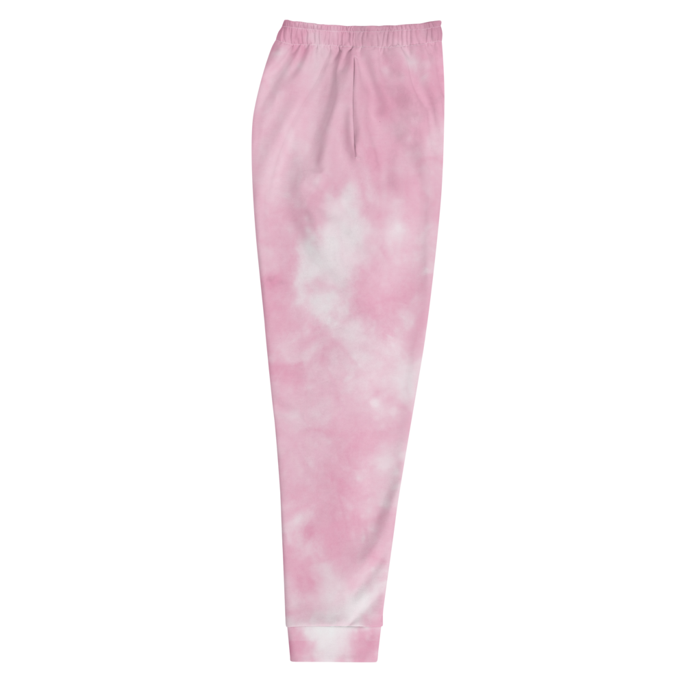 CRXWN | Drip or Dye Miami Nights Pink Foam Ice Dye UNISEX Joggers Hearts Around the World Live Love Laugh