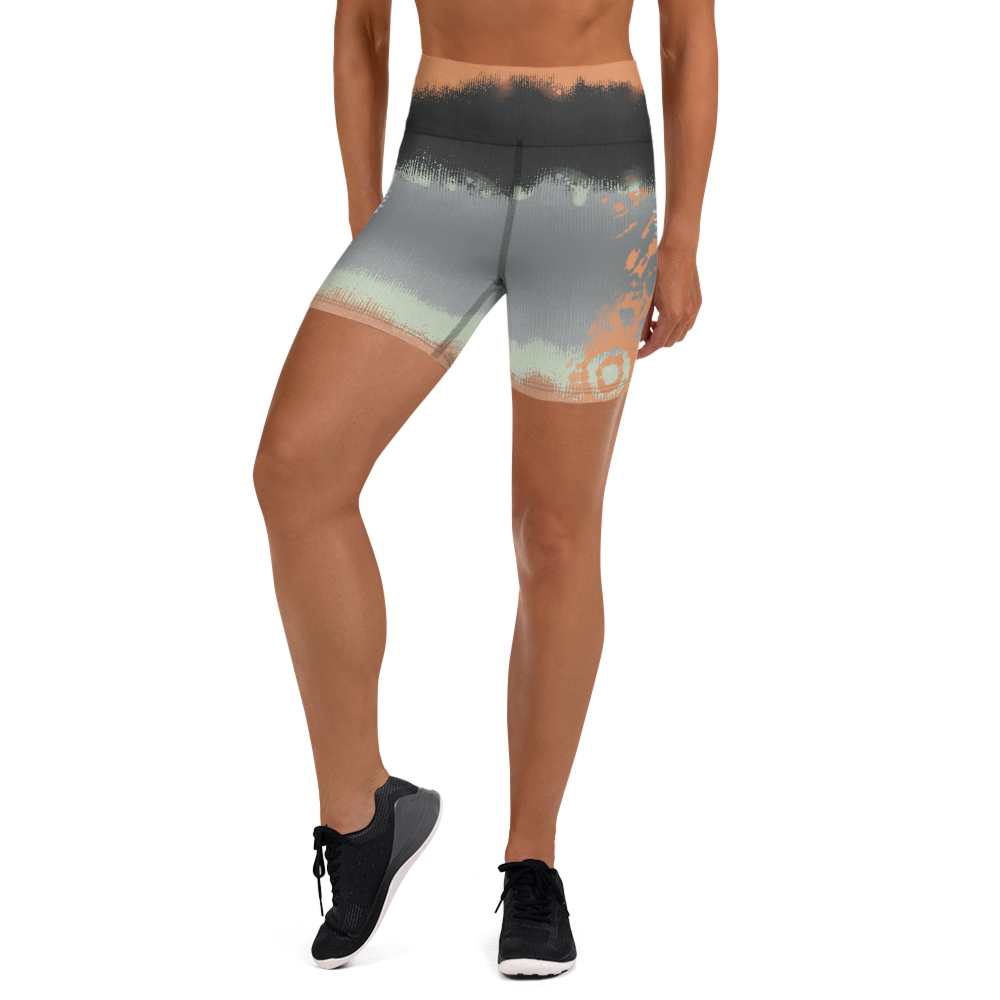 CRXWN | Drip Or Dye SB High Spectrum Easter Ombre Tye Dye Yoga Shorts Venice Beach VIbez