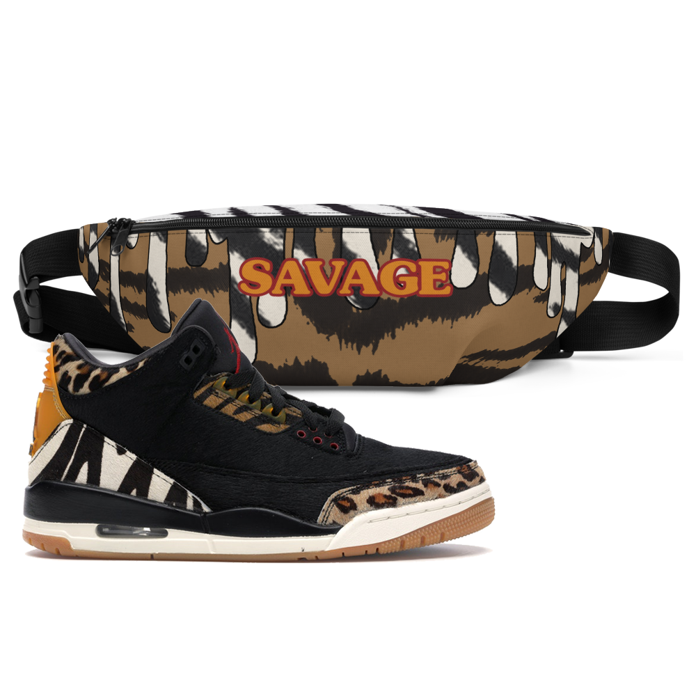 CRXWN | 3 Retro Animal Instinct Drip Crossbody