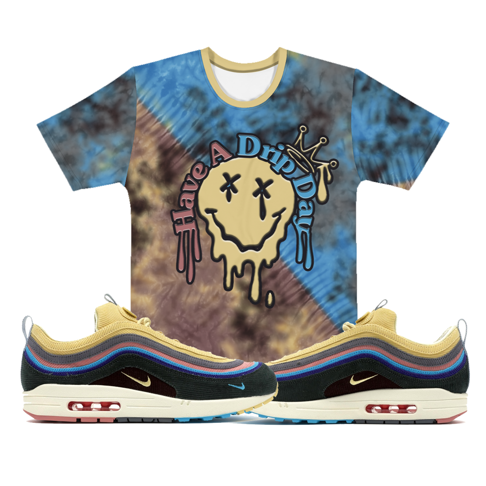 CRXWN | Drip or Dye Custom Tie Dye Crew Neck Jersey Tee Wotherspoon