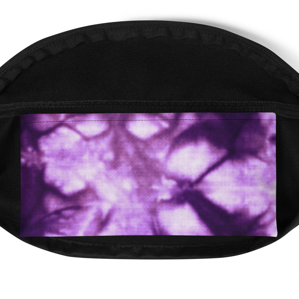 DRIP or DYE | Custom Crackle Ice Tye Dye Acid Wash Indigo Ink Custom Fanny Pack UNISEX Crossbody