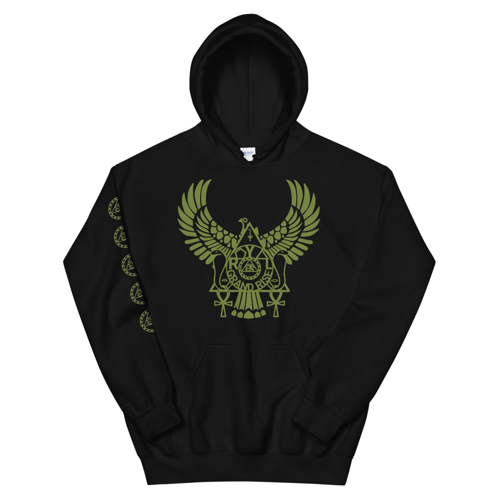 ROYAL. | Urban Resort | RA PARTY ROYAL GRAND RISE Unisex Heavy Blend Hoodie OLIVES N MONEY TREES