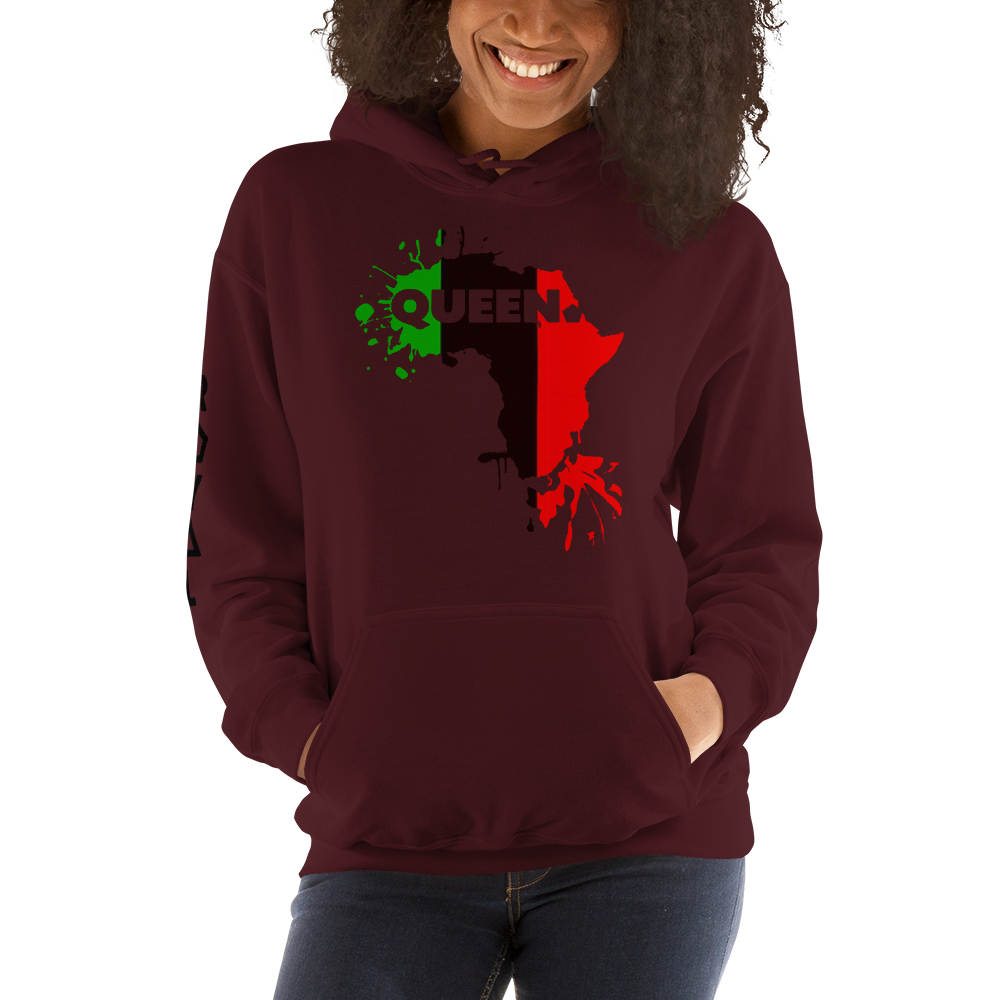 .R.O.Y.A.L. melanin magic CONSCIOUS QUEEN VARIETY UNISEX COLOR HOODIES