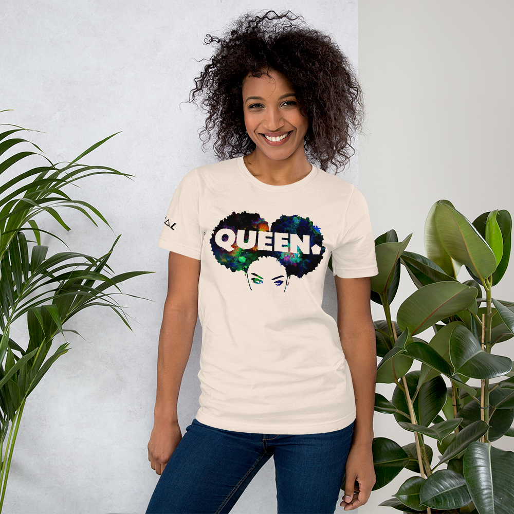 ROYAL. WEAR | 4 QUEENS Trippy Psychadelic GOD IS A BLACK WOMAN 2 unisex tee 3 VARIETIES