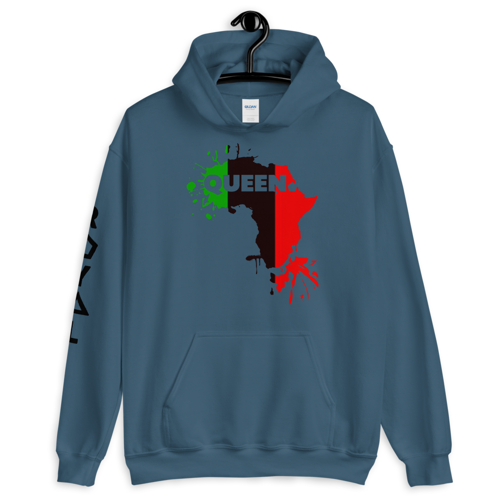 .R.O.Y.A.L. melanin magic CONSCIOUS QUEEN VARIETY UNISEX COLOR HOODIES