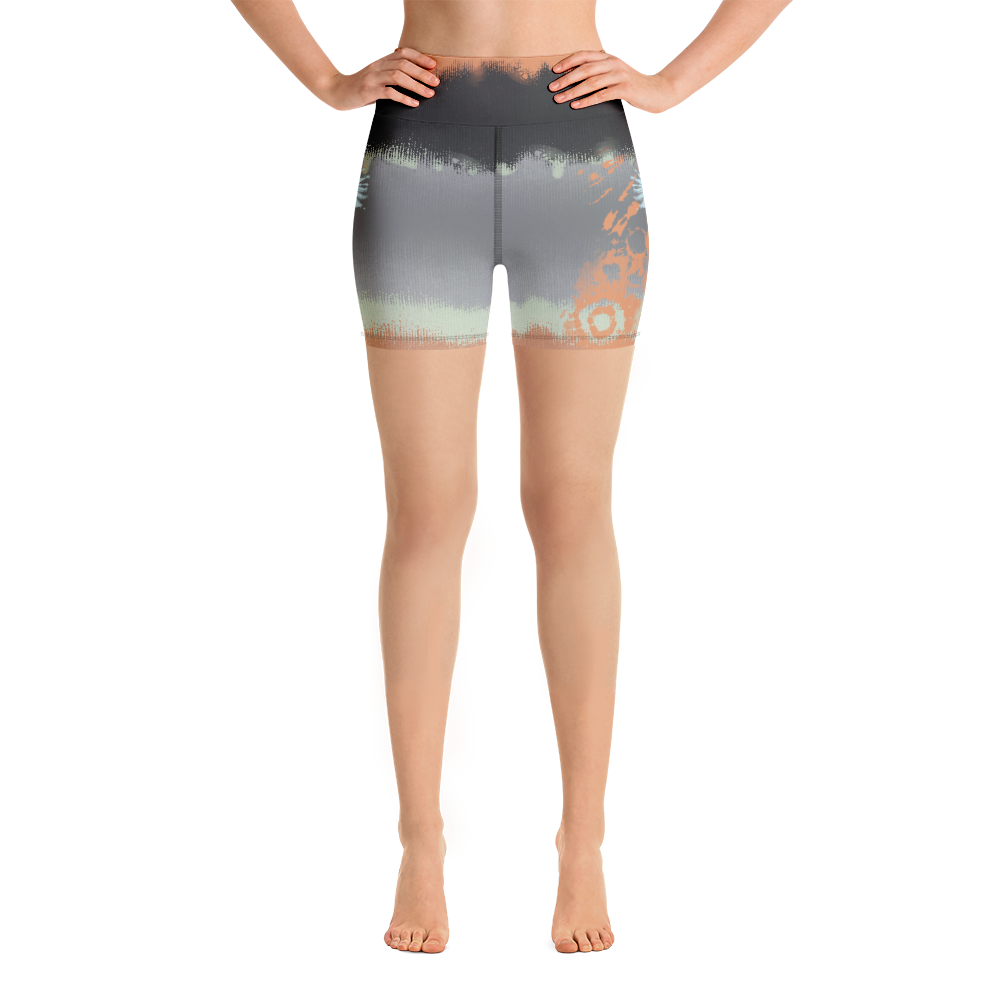 CRXWN | Drip Or Dye SB High Spectrum Easter Ombre Tye Dye Yoga Shorts Venice Beach VIbez