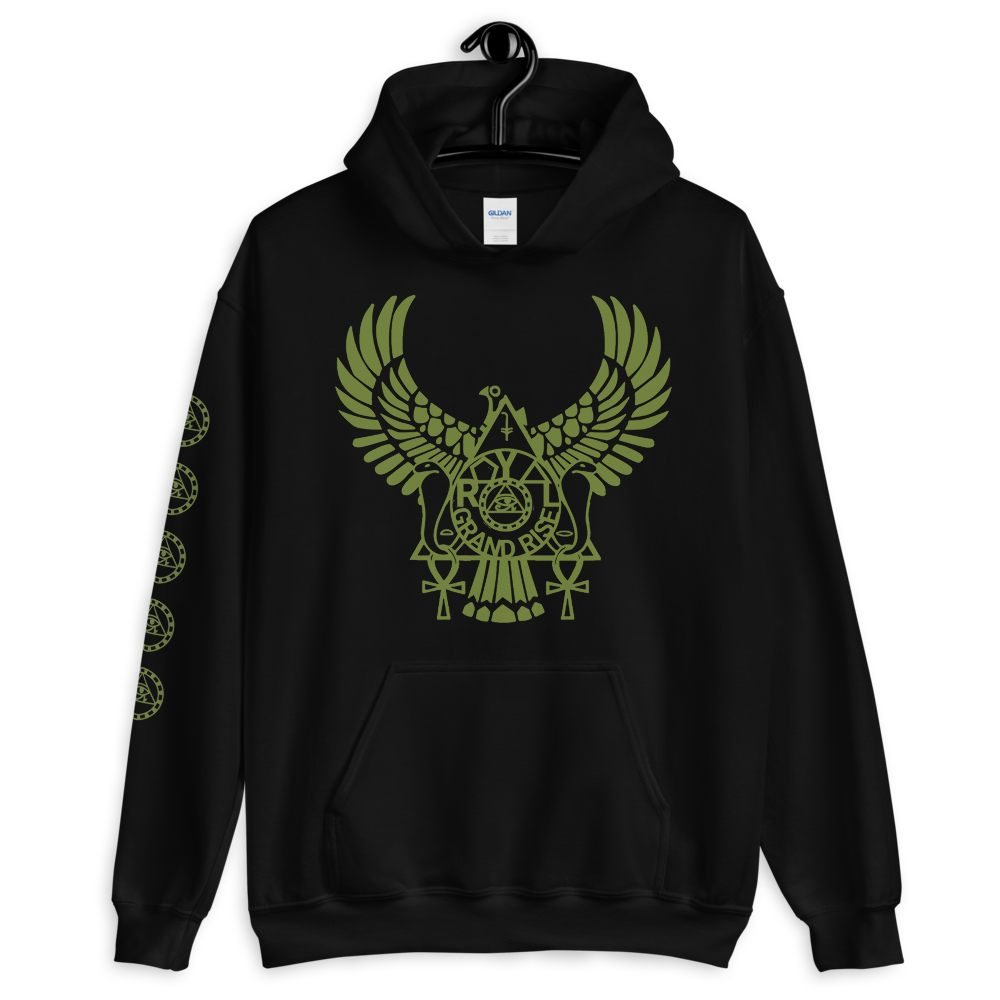 ROYAL. | Urban Resort | RA PARTY ROYAL GRAND RISE Unisex Heavy Blend Hoodie OLIVES N MONEY TREES