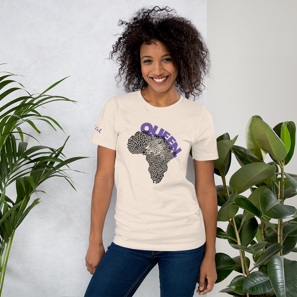 ROYAL WEAR | EMPOWER. AFRIKA CHEETAH QUEEN ART 2 PURPLE