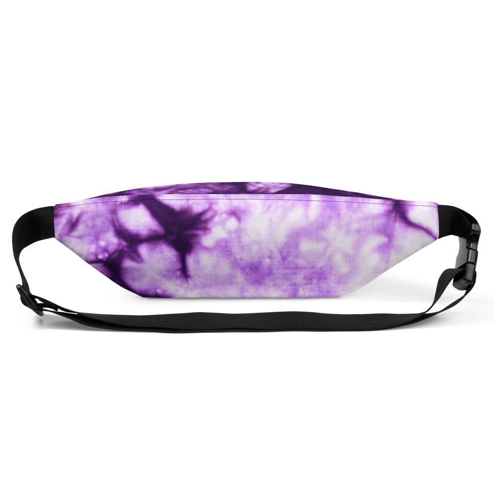 DRIP or DYE | Custom Crackle Ice Tye Dye Acid Wash Indigo Ink Custom Fanny Pack UNISEX Crossbody