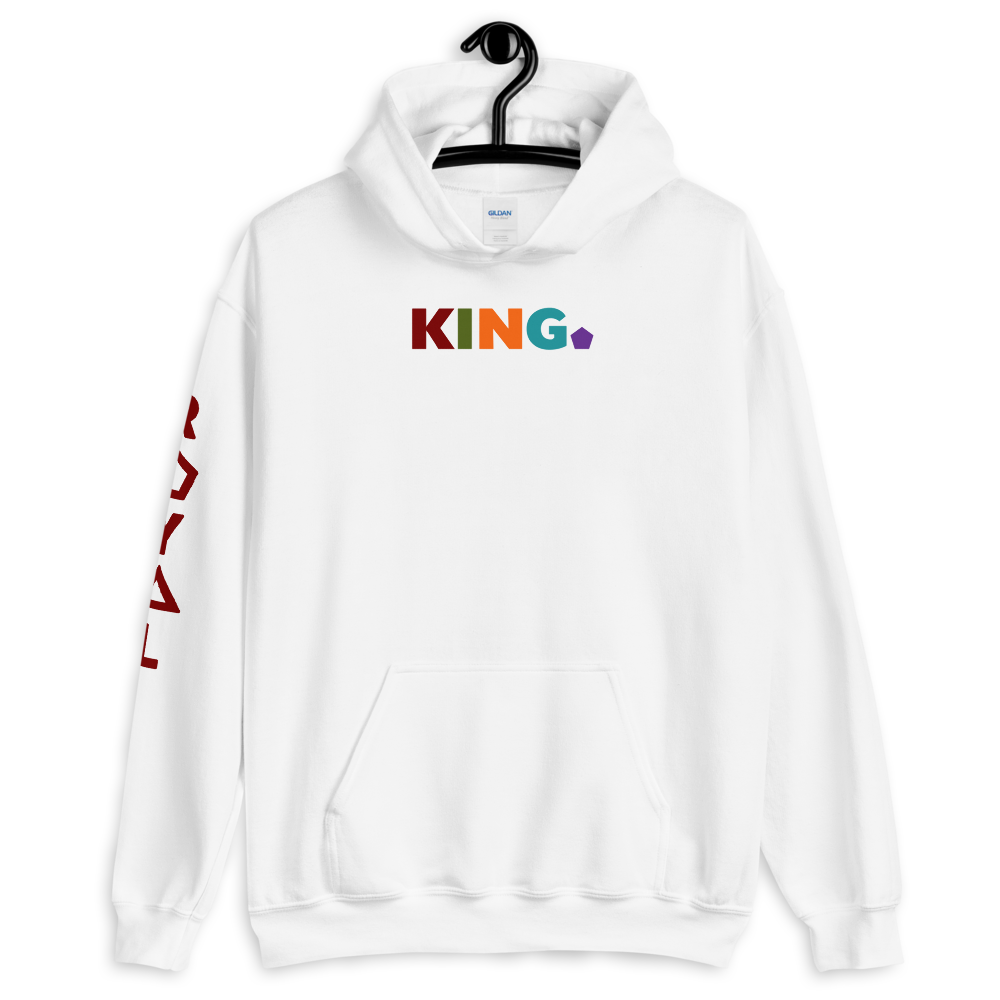 .R.O.Y.A.L. KING HOODIE STATEMENT WH