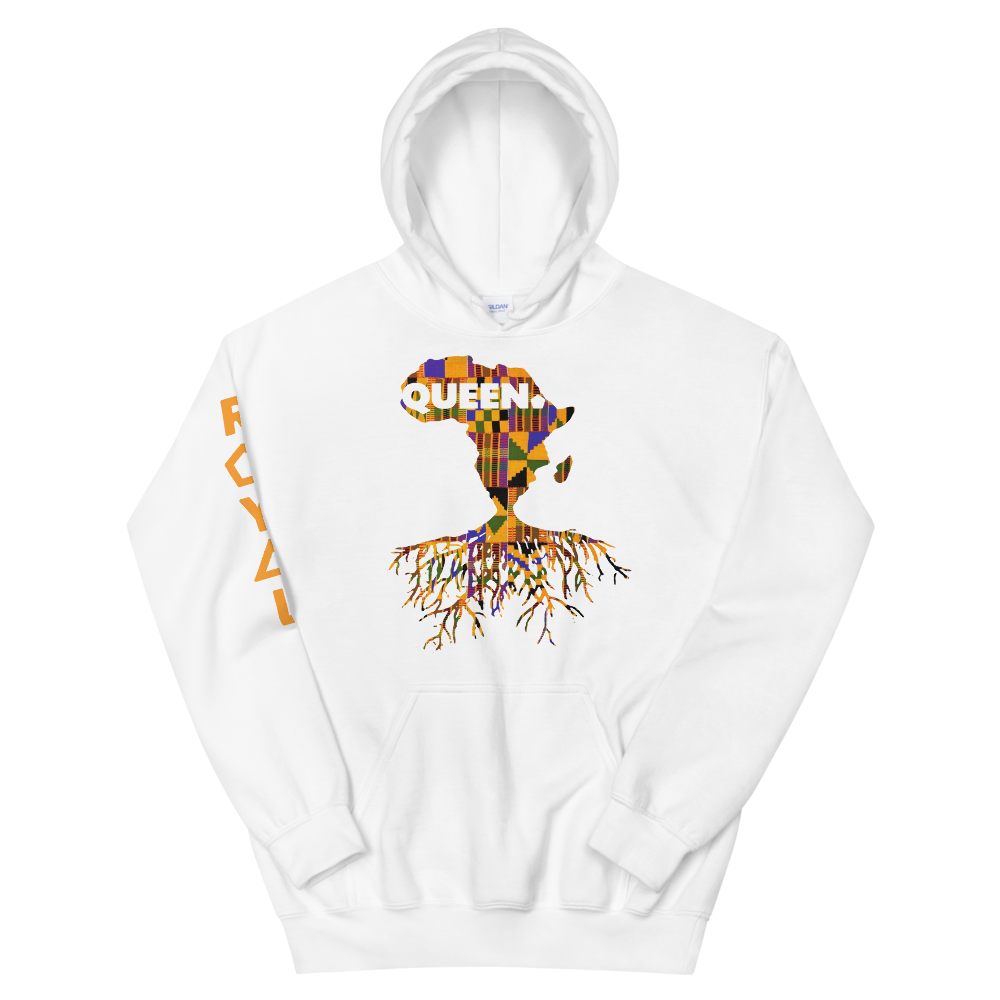 ROYAL. | Nu Afrique CRXWN and ROOTS | Queen Hoodie Kente (4 VARIETIES)