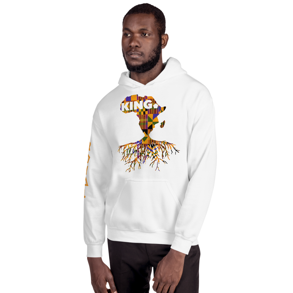 ROYAL. | Nu Afrique CRXWN and ROOTS | King Hoodie Kente (4 VARIETIES)
