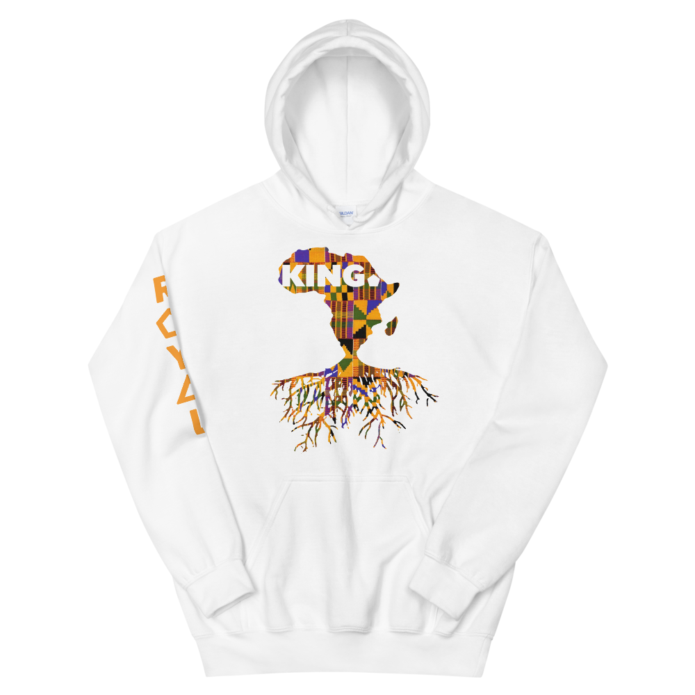 ROYAL. | Nu Afrique CRXWN and ROOTS | King Hoodie Kente (4 VARIETIES)