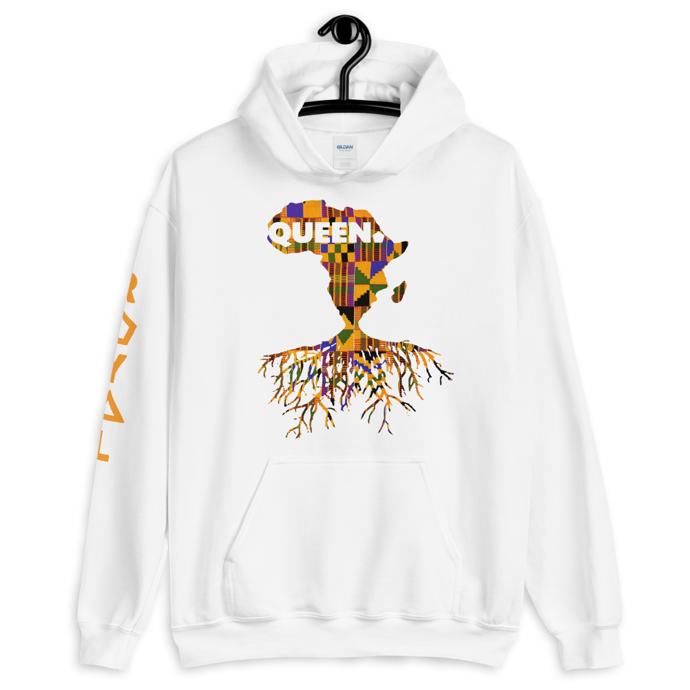 ROYAL. | Nu Afrique CRXWN and ROOTS | Queen Hoodie Kente (4 VARIETIES)