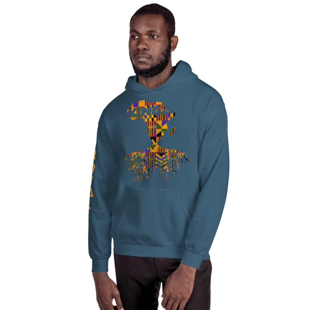 ROYAL. | Nu Afrique CRXWN and ROOTS | King Hoodie Kente (4 VARIETIES)