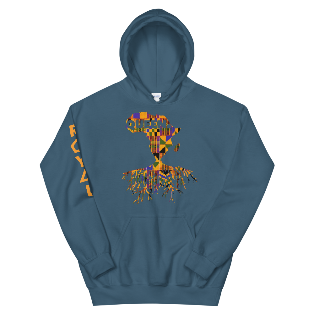 ROYAL. | Nu Afrique CRXWN and ROOTS | Queen Hoodie Kente (4 VARIETIES)