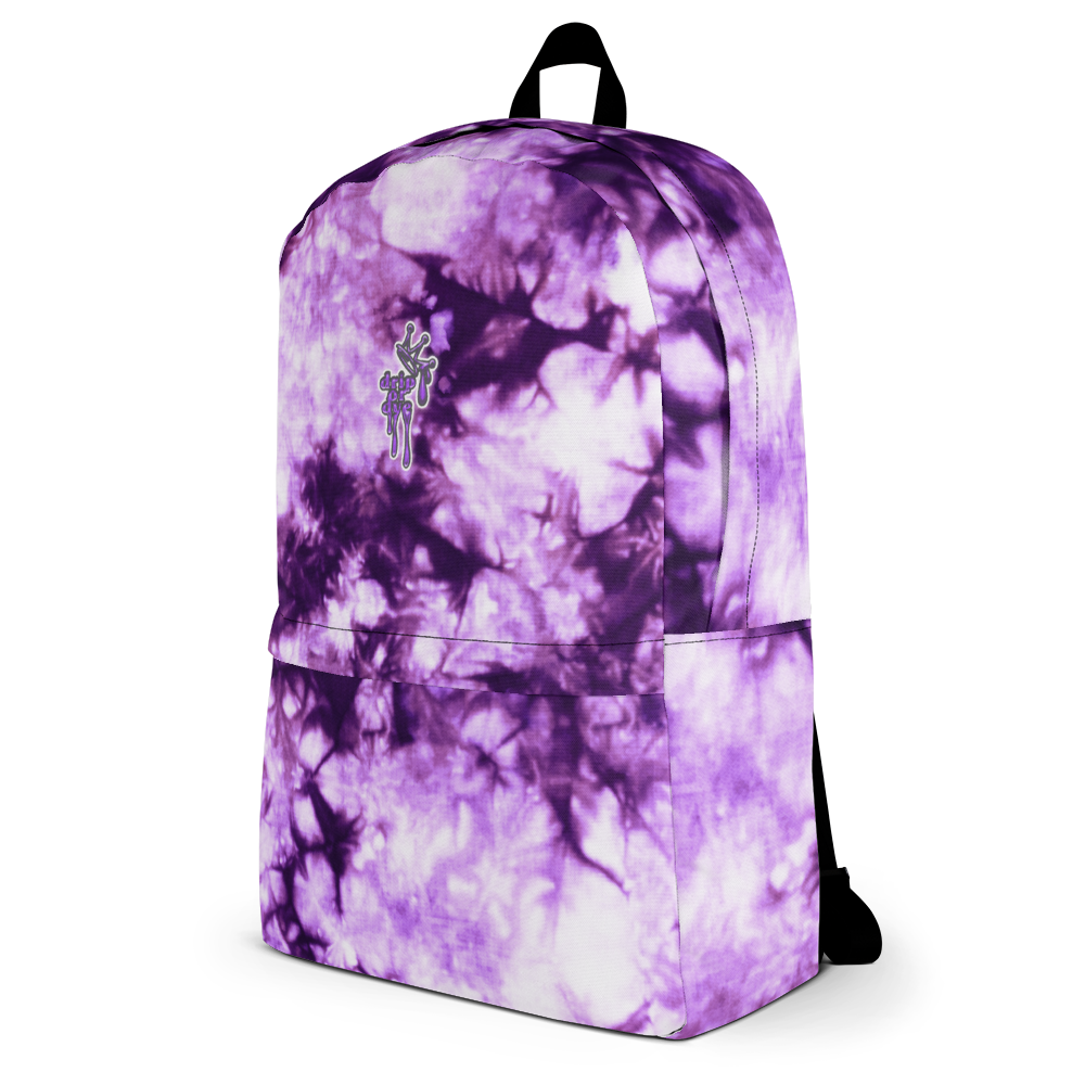 DRIP OR DYE | Cosmic Crush Ice Krackle Crystal Color Cloud Tie Dye Indigo Ink Lite Backpack