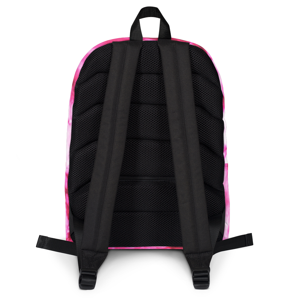 DRIP OR DYE | Cosmic Pynk Crush Ice Krackle Crystal Pink Color Cloud Tie Dye Lite Backpack