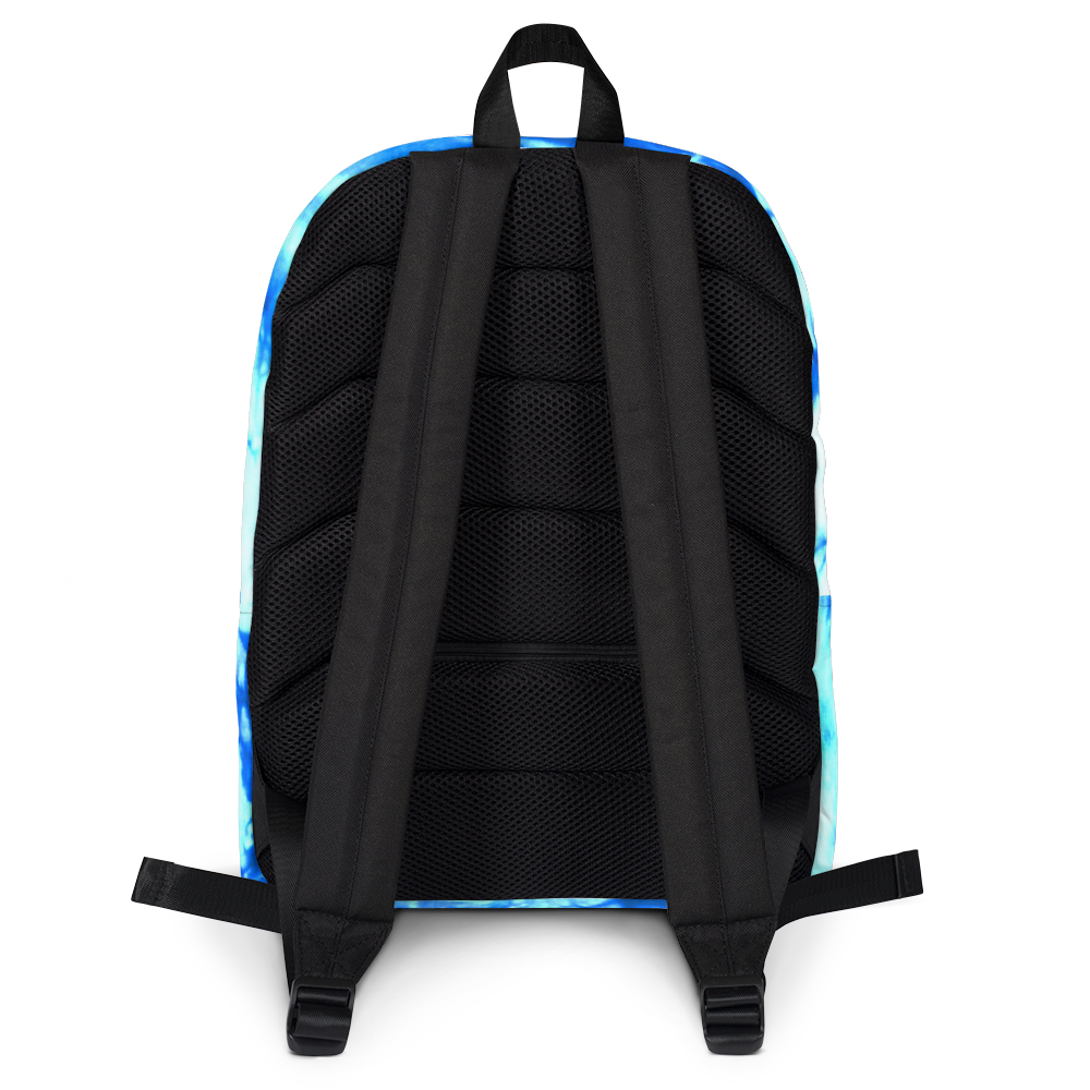 DRIP OR DYE | Cosmic Crush Ice Krackle Crystal Color Cloud Teal Water Tie Dye Lite Backpack