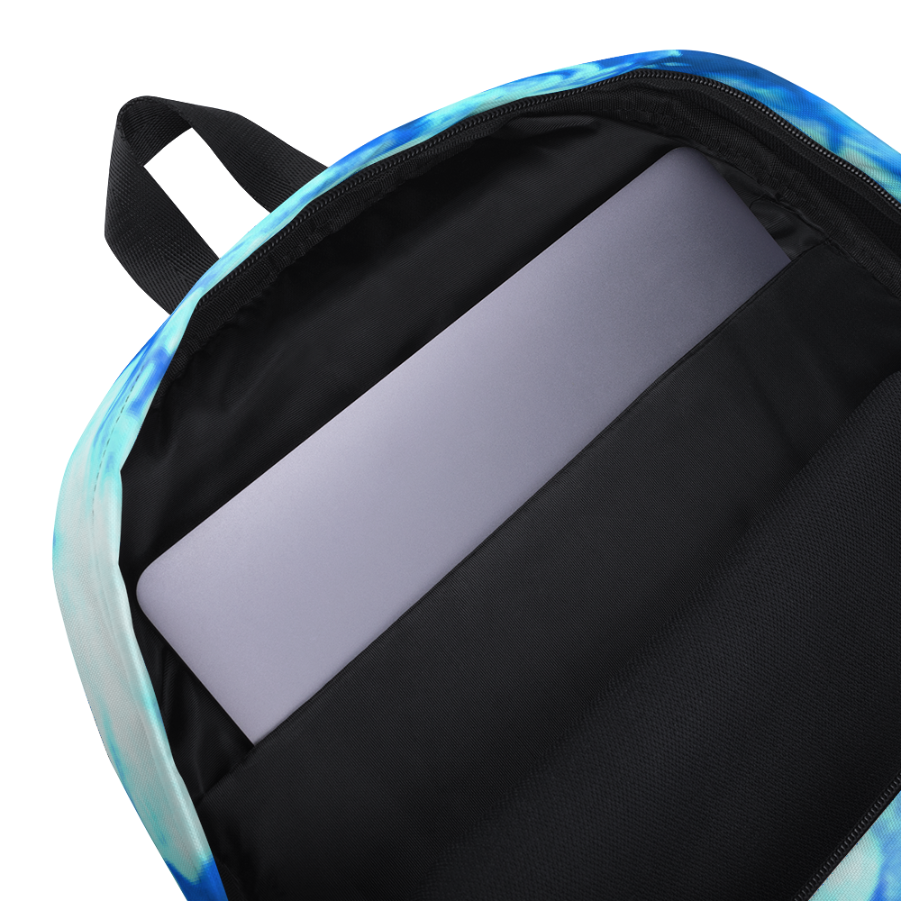 DRIP OR DYE | Cosmic Crush Ice Krackle Crystal Color Cloud Teal Water Tie Dye Lite Backpack