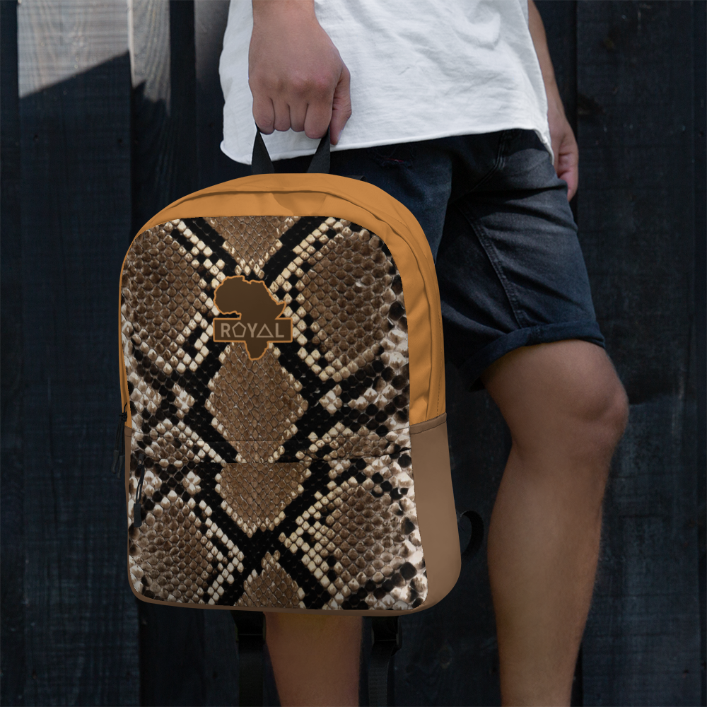 ROYAL. WEAR | Hum-Animal II Series Snakeskin Liteweight Backpack with hidden pocket 4 Varieties