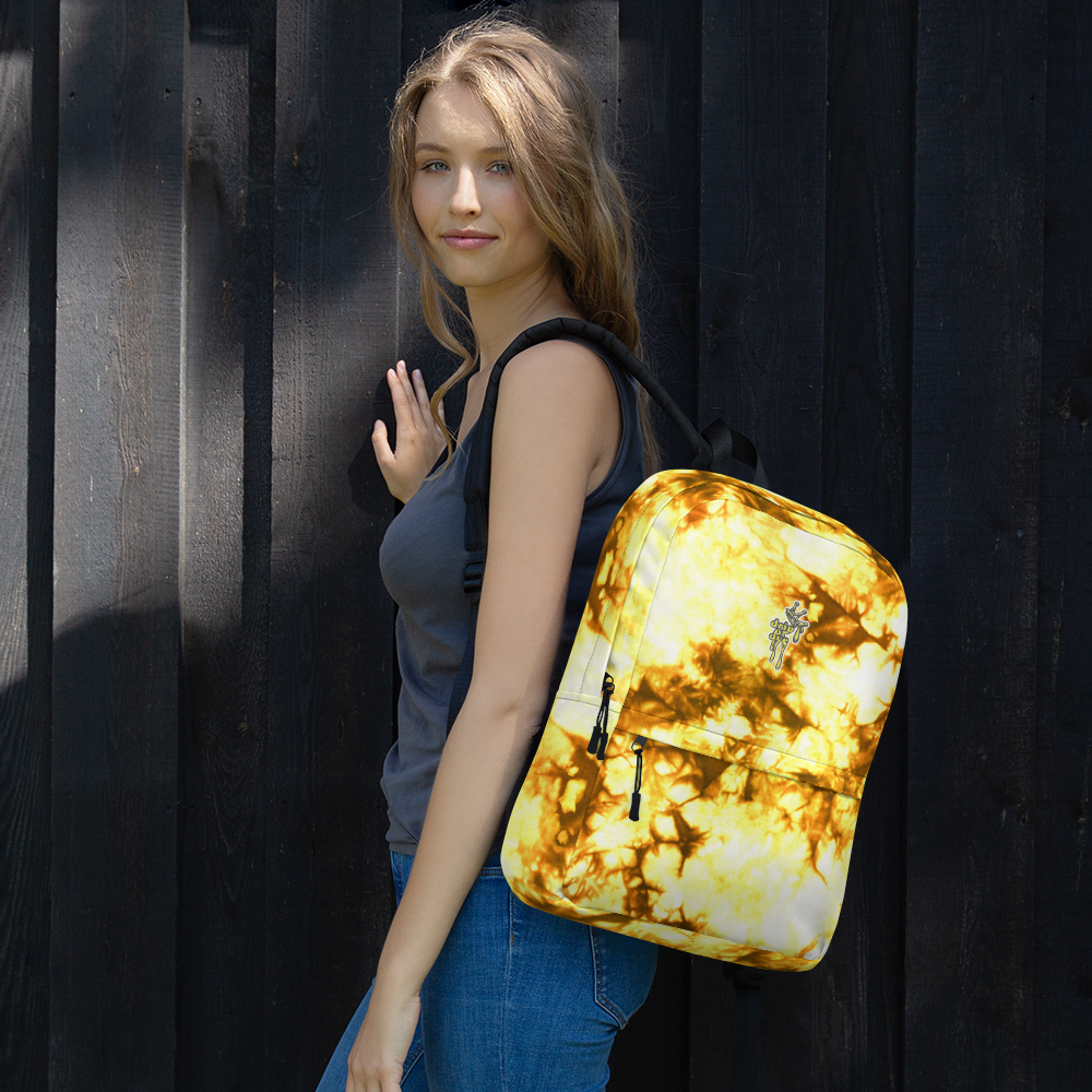 DRIP OR DYE | Cosmic Crush Ice Krackle Crystal Color Cloud Autumn Sunshine Thru Trees Tie Dye Lite Backpack
