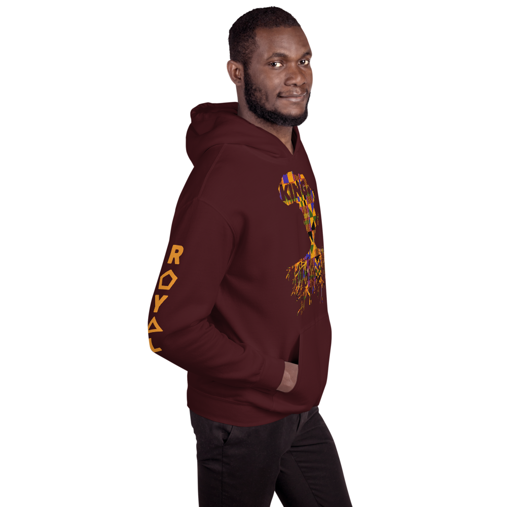 ROYAL. | Nu Afrique CRXWN and ROOTS | King Hoodie Kente (4 VARIETIES)