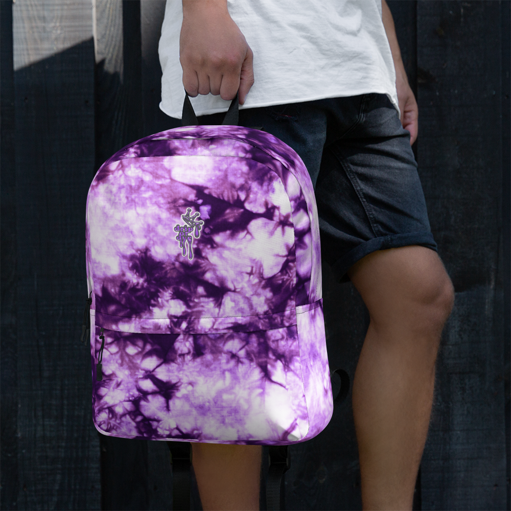 DRIP OR DYE | Cosmic Crush Ice Krackle Crystal Color Cloud Tie Dye Indigo Ink Lite Backpack