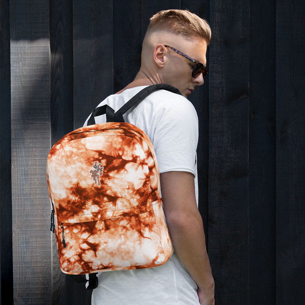 DRIP OR DYE | Cosmic Crush Ice Krackle Crystal Color Cloud Rust Lava Tie Dye Lite Backpack