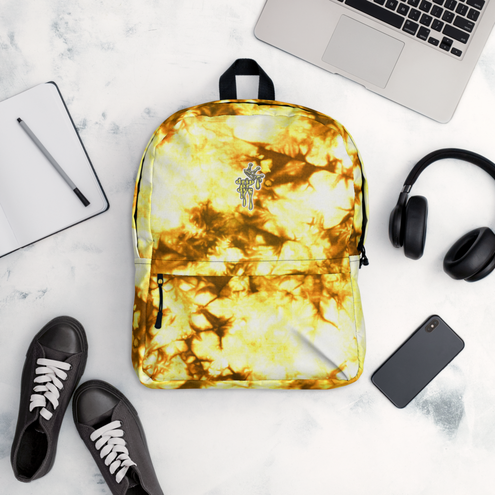 DRIP OR DYE | Cosmic Crush Ice Krackle Crystal Color Cloud Autumn Sunshine Thru Trees Tie Dye Lite Backpack