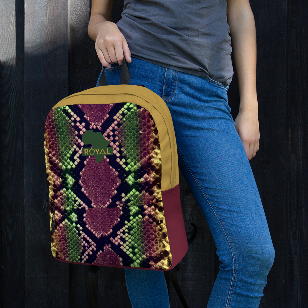ROYAL. WEAR | Hum-Animal II Series Snakeskin Liteweight Backpack with hidden pocket 4 Varieties