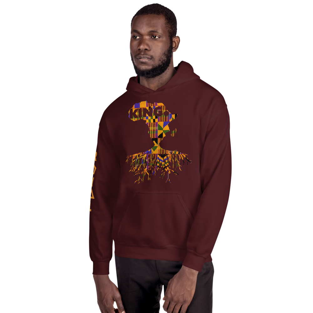 ROYAL. | Nu Afrique CRXWN and ROOTS | King Hoodie Kente (4 VARIETIES)