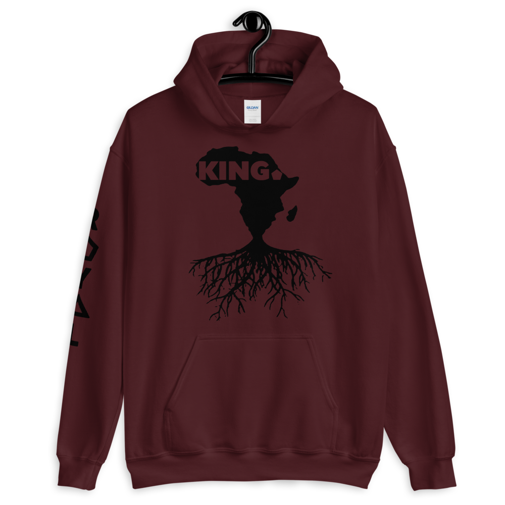 ROYAL. | Nu Afrique CRXWN and ROOTS | King Hoodie Black (3 VARIETIES)