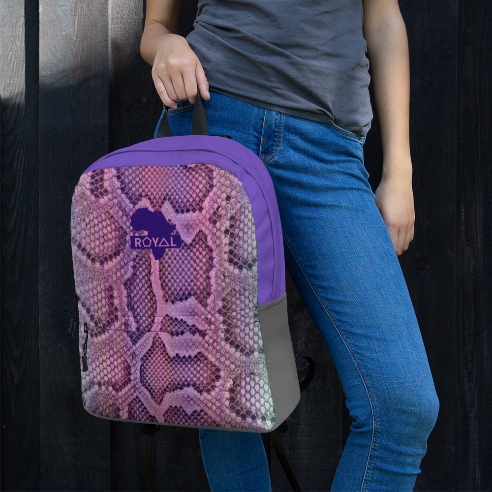 ROYAL. WEAR | Hum-Animal II Series Snakeskin Liteweight Backpack with hidden pocket 4 Varieties