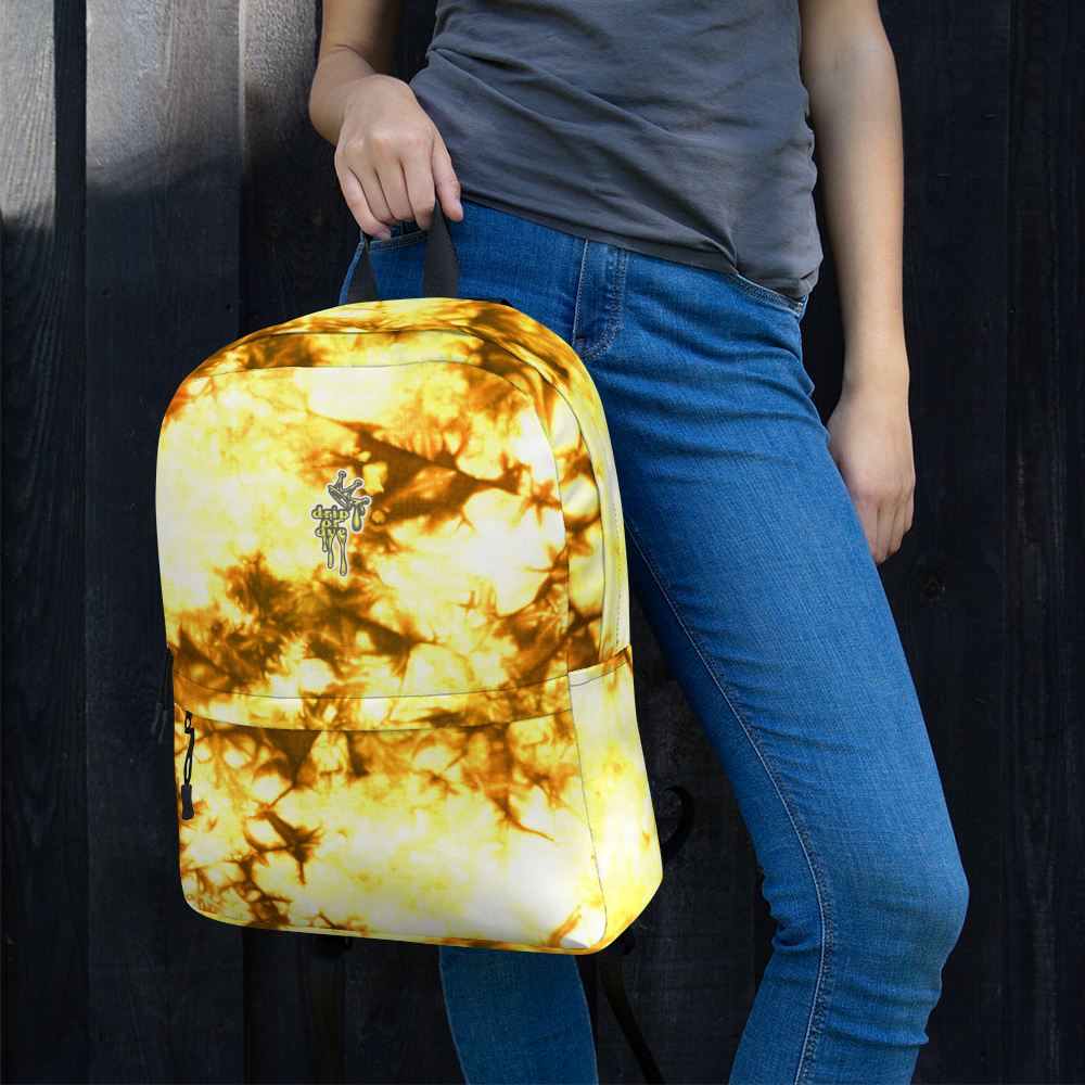 DRIP OR DYE | Cosmic Crush Ice Krackle Crystal Color Cloud Autumn Sunshine Thru Trees Tie Dye Lite Backpack