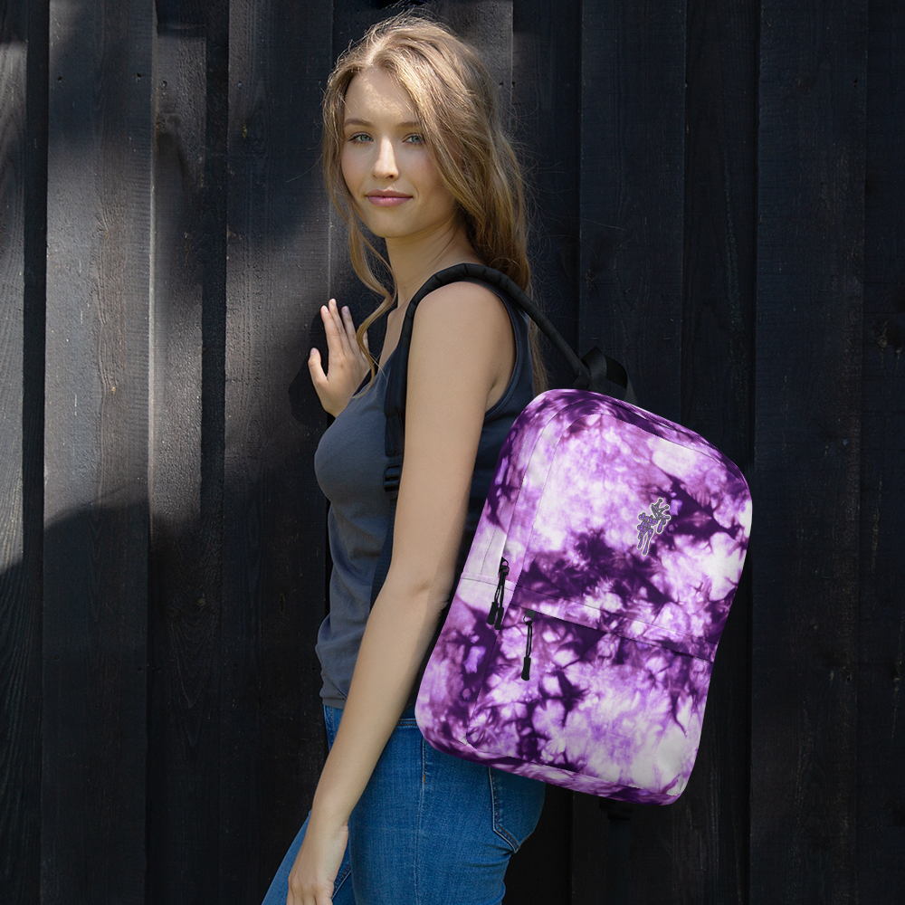 DRIP OR DYE | Cosmic Crush Ice Krackle Crystal Color Cloud Tie Dye Indigo Ink Lite Backpack