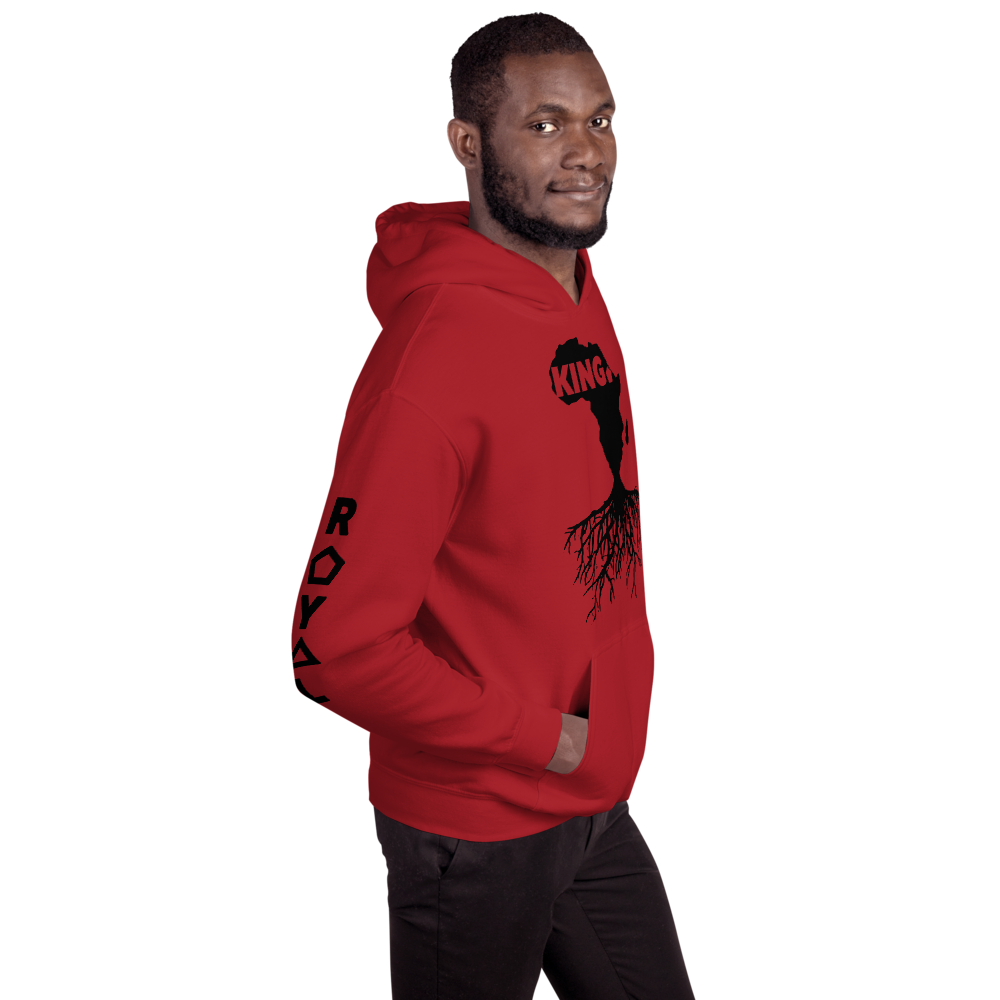 ROYAL. | Nu Afrique CRXWN and ROOTS | King Hoodie Black (3 VARIETIES)
