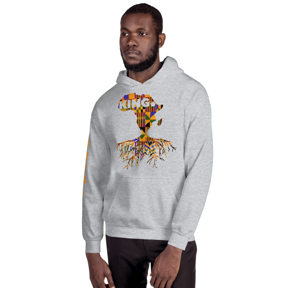 ROYAL. | Nu Afrique CRXWN and ROOTS | King Hoodie Kente (4 VARIETIES)