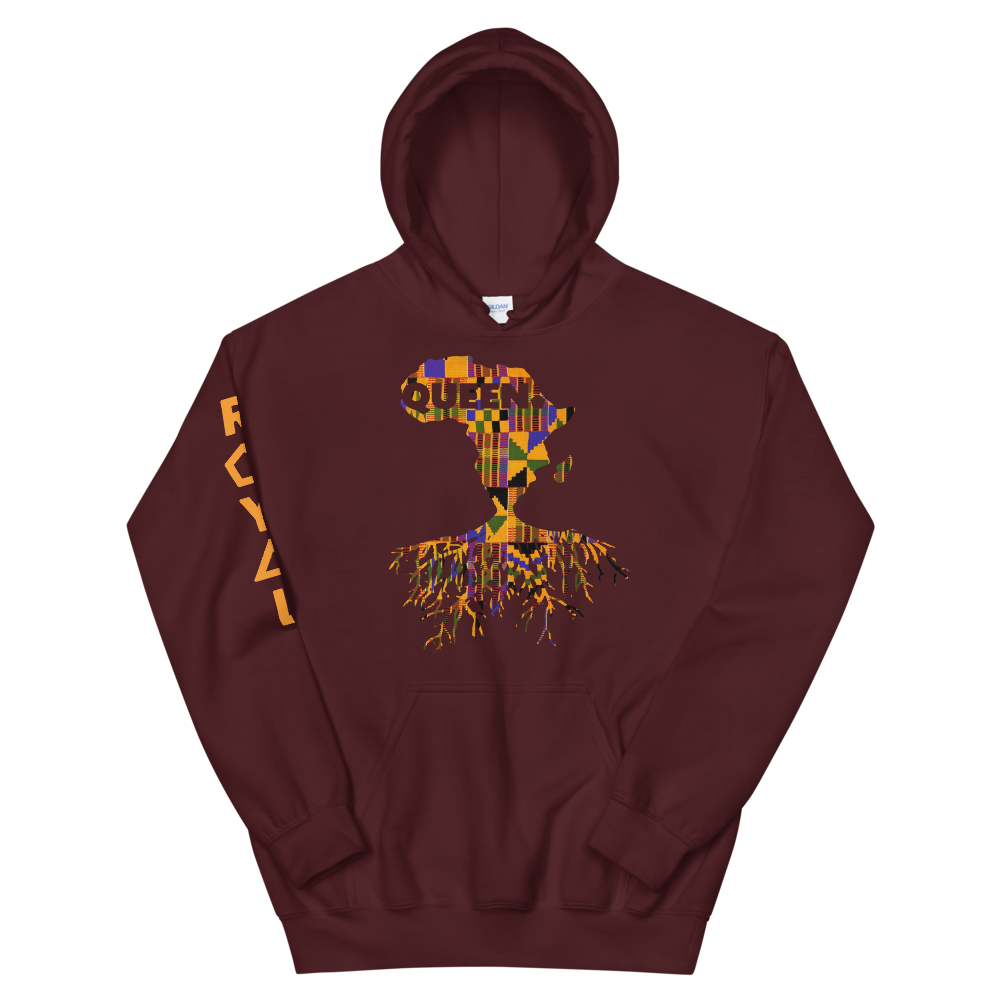 ROYAL. | Nu Afrique CRXWN and ROOTS | Queen Hoodie Kente (4 VARIETIES)