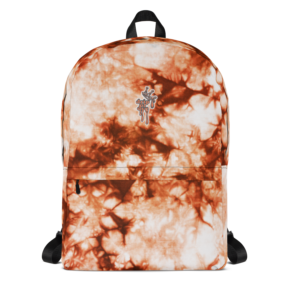 DRIP OR DYE | Cosmic Crush Ice Krackle Crystal Color Cloud Rust Lava Tie Dye Lite Backpack