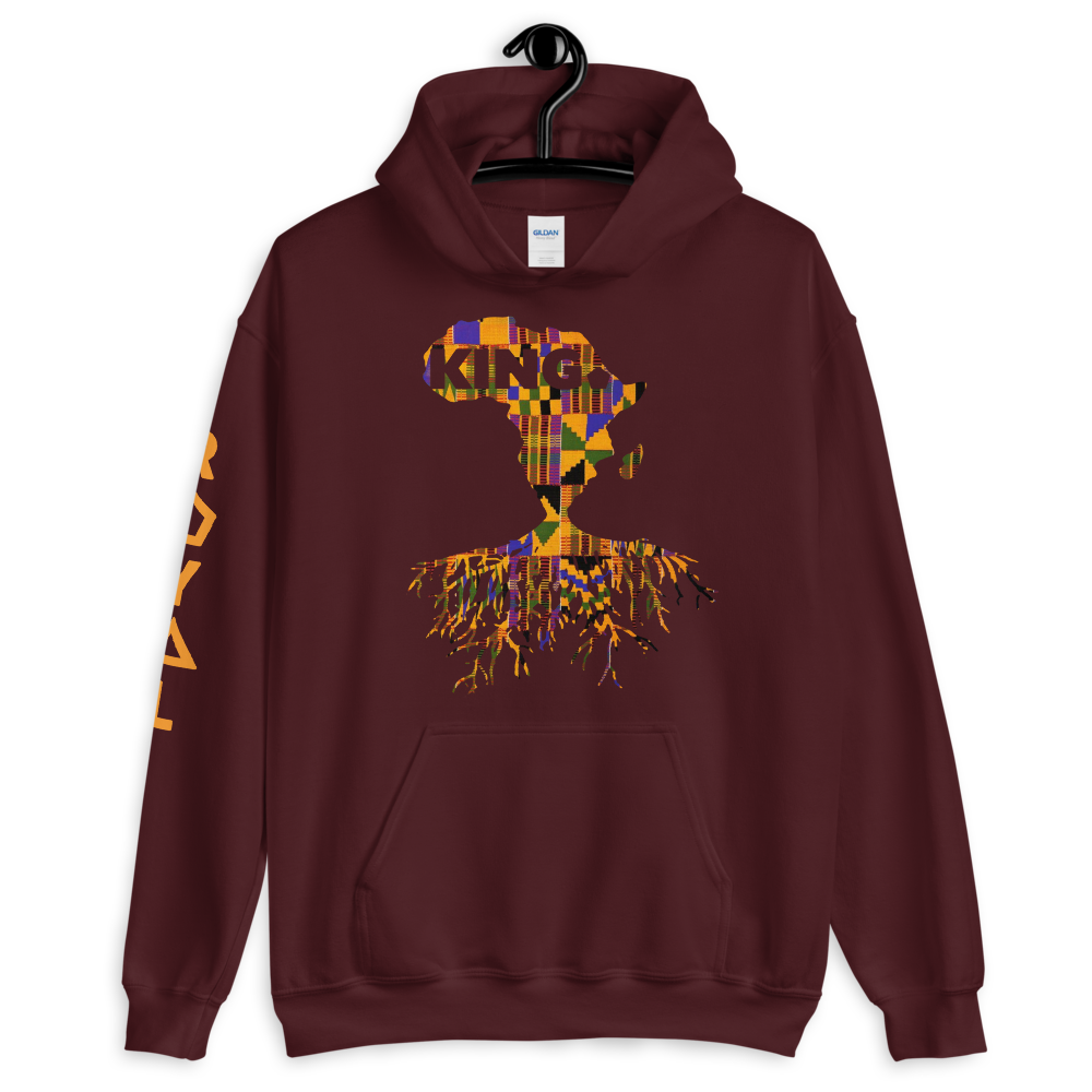 ROYAL. | Nu Afrique CRXWN and ROOTS | King Hoodie Kente (4 VARIETIES)